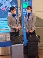 467SHINKI-124 [CA] [在機場工作時偷窺] [端莊的製服] [狂歡] A-chan＆I-chan Megumi Mio Aima Ichikawa