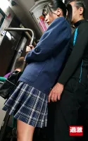 NHDTB-75804 On A Crowded Bus From Behind, A Busty Girl Who Rubs Her Breasts Through Her Uniform And Feels Squeaky And Kneads Her Waist ○ Raw 18 Estimated F Cup / Slender Neat Girl ○ Raw