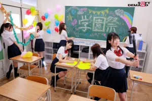 SDDE-719 Tobisio!  Gakuen School Life Culture Festival Preparatory Edition Uniform Girl Keeps Squirting and Incontinence