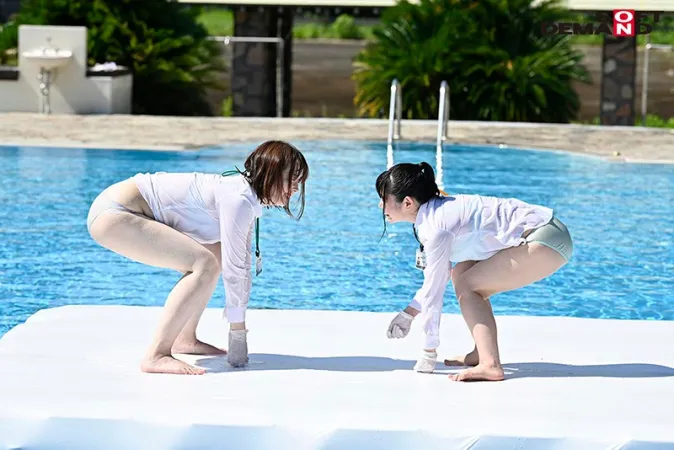 SDJS-099 Specially Selected New Employees With Big And Super Cute Boobs Who Were Chosen By An In-house Popularity Vote!  Department competition!  Blue sky swimming competition SOD female employees