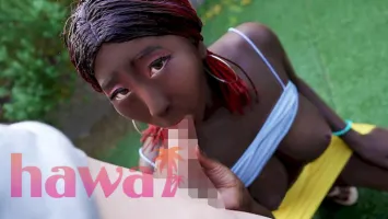 WAWA-015 Джесси Ямайка с огромной грудью, темнокожей леди, секс универсален, даже если вы не говорите на этом языке!  !