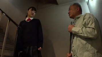 CMV-167 Female Student Council President Yuzuki Minase Breaks Into Two-hole Mucous Blame From Janitors Old Man