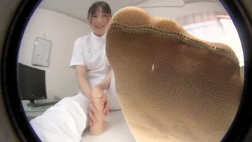 EVIS-416 [Dirty Talk POV] Working Nurses Stuffy Pantyhose Foot Smell Handjob Treatment