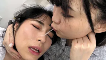 EVIS-444 Пытка против неприятного запаха изо рта, лесбиянка, облизывающая нос (2)