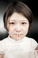 EVIS-521 아름다운 미녀의 여러 끈적 끈적한 콧물