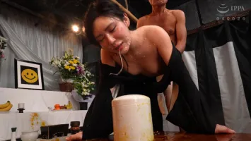GTJ-131 Torture Awakening: The Punished Woman in Mourning Clothes, Aya Shiomi
