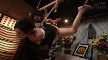 GTJ-131 Torture Awakening: The Punished Woman in Mourning Clothes, Aya Shiomi