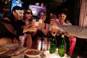 GONE-010 Nanako Asahinas Mamas First Happening Bar Mothers Chest Roll Messy FUCK