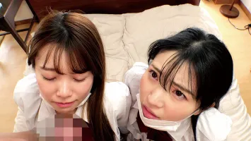 SKMJ-473 Let the shameless P active girls who look down on old men understand W Les × Puss Two people punished by big cocks × 2 Part 2