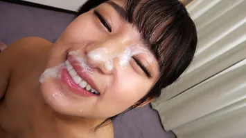 FAII-002 First facial treatment!  Amateur girls blowjob and facial cumshot videos!  2