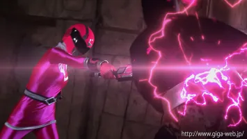 GIGA GHOV-77 Space-Time Sentai Chrono Ranger Chrono Pink ~Four-Faced Song Tentacle Assault~ Mako Shion
