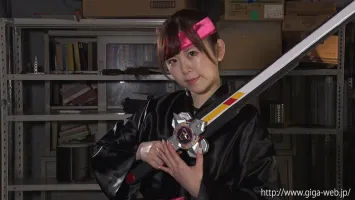 GIGA MSZ-03 Intellectual Heroine Fall Kagegami Sentai Seininger - Humiliation Contract - Hisui Matsumiya