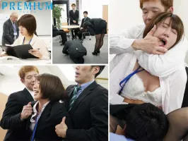 PRED-413 Незапрещенная глубокая глотка - карьеристка Юки Такеучи компенсирует потери компании унизительным изнасилованием в горло