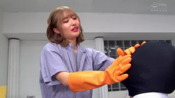 MGMP-059 ゴム手袋 Mフェチオフィス 痴女清掃員が変態ザーメンを手袋で搾り取る