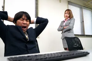 NGOD-168 Domineering Career Ms. Mao Hamasaki Who Was Slurred By The Big Dick Of A Middle-aged Employee By The Window Who Was Scorned As The Companys Luggage