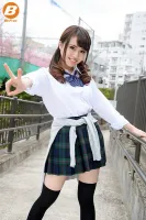 BF-545 Knee High Little Devil Beautiful Girl In Uniform Kaho Aizawa